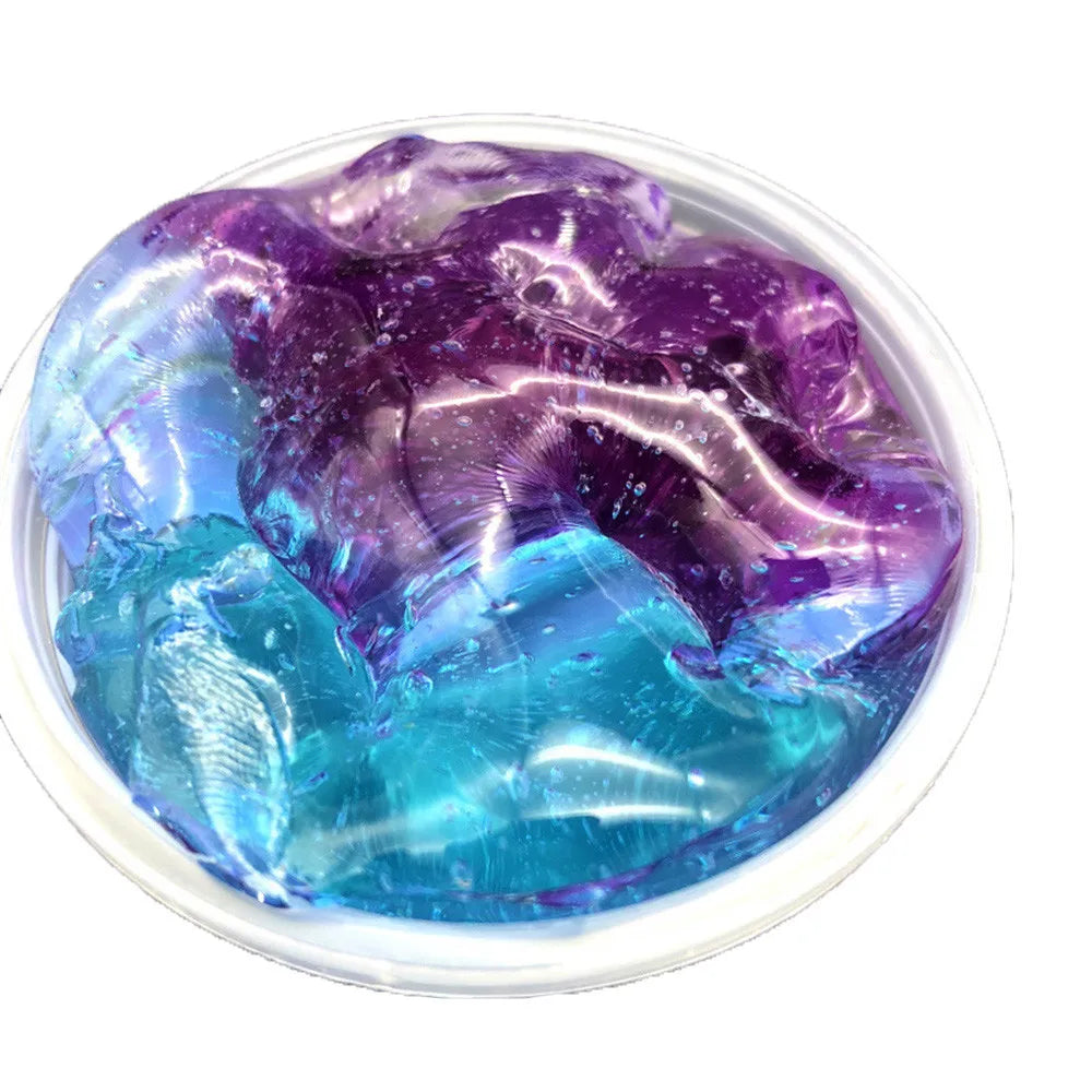 Beautiful Color Mixing Cloud Slime  Scented Stress Kids  Toy