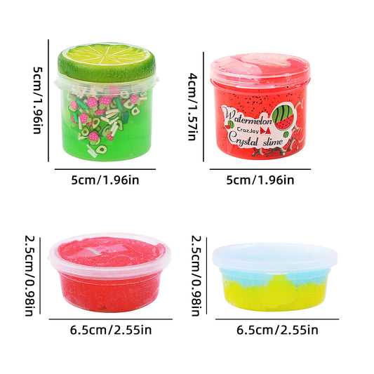 Surprise blind box style random slime crystal mud, silk mud and other toys, handmade DIY decompression toys, a total of 30 styles