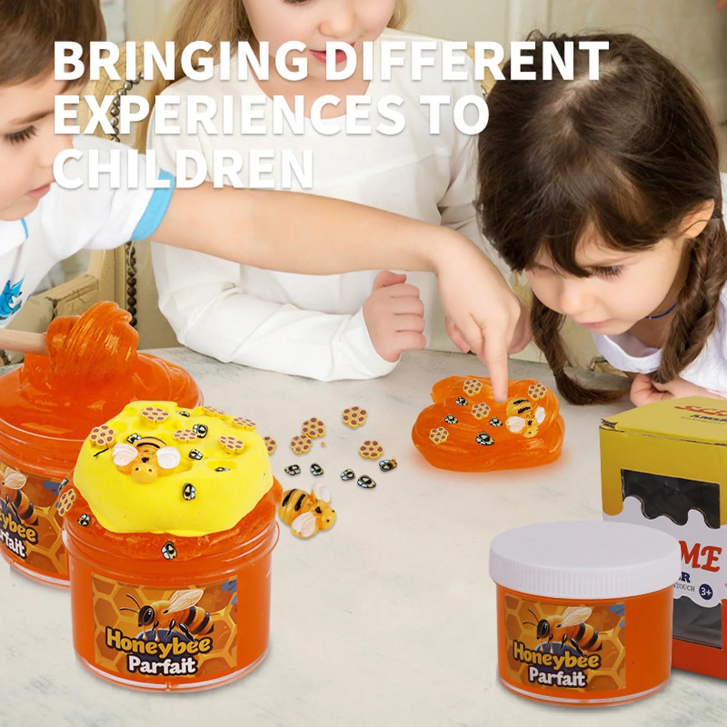 1PCS Large Crunchy Crystal Slime Kit - Leaf Watermelon Grape Premade Slime Pack Set Non-Sticky Jelly Cube Slime for Party